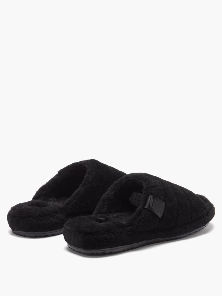 商品UGG|Fluff wool-blend and shearling slides,价格¥546,第3张图片详细描述