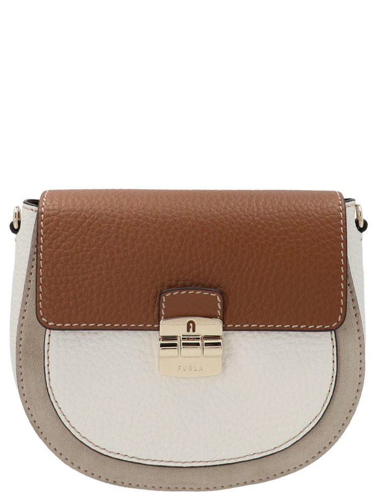 商品Furla|Furla Colour-Blocked Logo Engraved Crossbody Bag,价格¥946,第1张图片