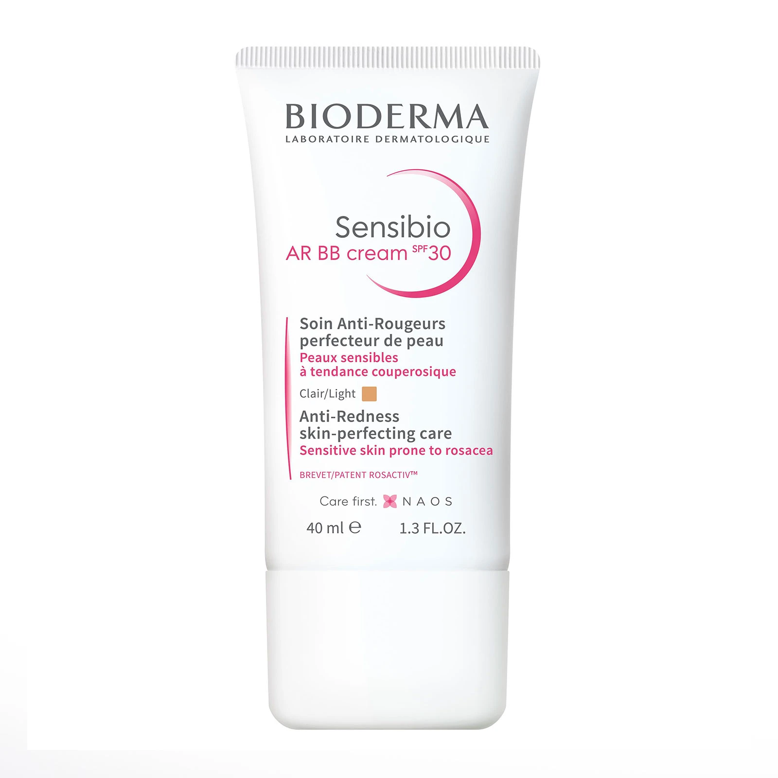 商品Bioderma|BIODERMA 贝德玛 舒妍AR抗红防敏抗红防晒BB霜 SPF 30 40ml,价格¥188,第1张图片