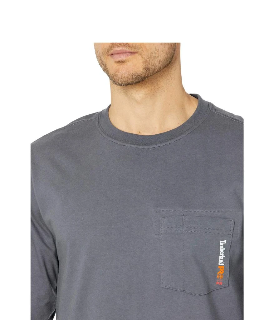 商品Timberland|FR Cotton Core Long Sleeve Pocket T-Shirt with Logo,价格¥720,第3张图片详细描述