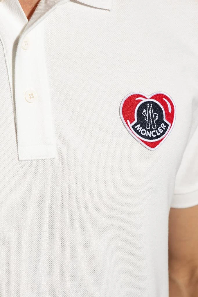 商品Moncler|Moncler Logo Patch Short-Sleeved Polo Shirt,价格¥2406,第4张图片详细描述