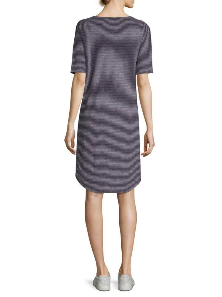 商品Eileen Fisher|Stripe Boatneck Shift Dress,价格¥625,第2张图片详细描述