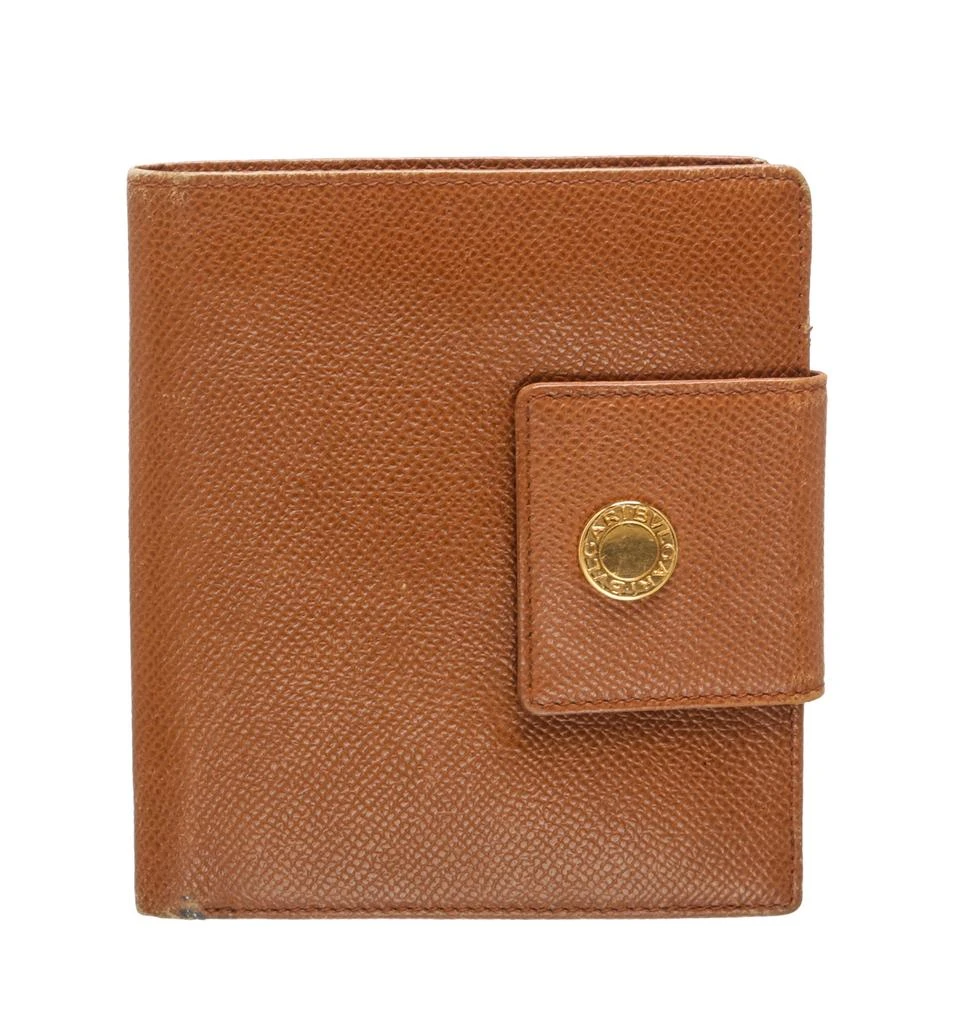 商品[二手商品] BVLGARI|Bvlgari Brown Leather Bifold Wallet,价格¥1147,第1张图片