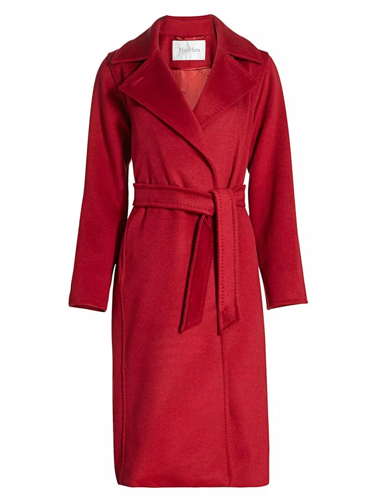 商品Max Mara|Manuela Icon Camel Hair Belted Wrap Coat,价格¥25903,第1张图片