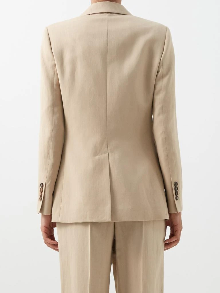 商品Brunello Cucinelli|Double-breasted twill suit jacket,价格¥9309,第5张图片详细描述