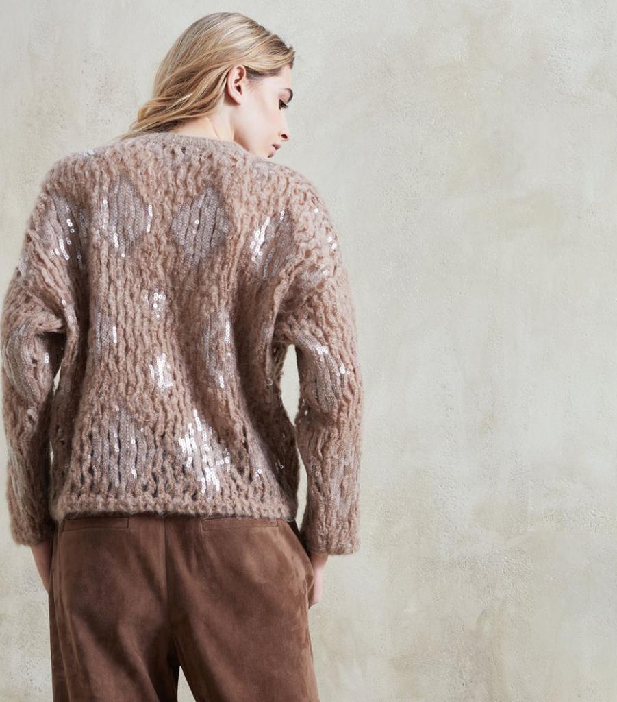 商品Brunello Cucinelli|Sequin Sweater,价格¥36001,第6张图片详细描述