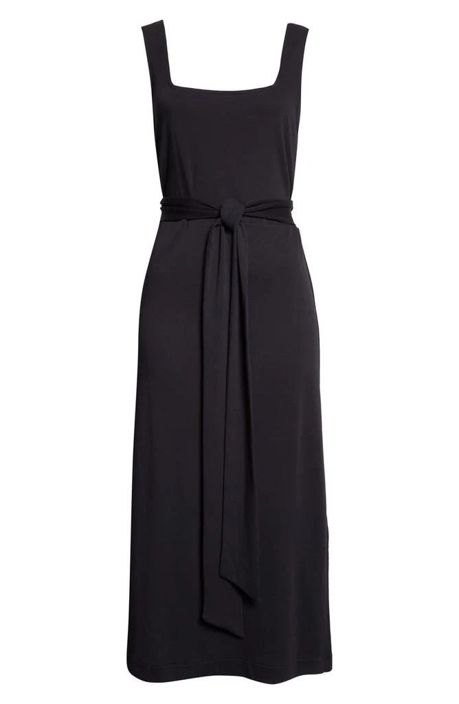 商品Vince|Belted Square Neck Midi Dress,价格¥817,第5张图片详细描述