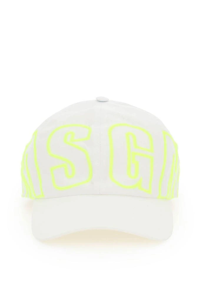 商品MSGM|FLUO LOGO BASEBALL CAP,价格¥404,第1张图片