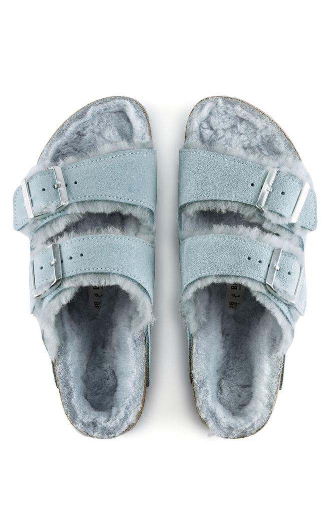 (1021418) Arizona Shearling Sandals - Light Blue商品第6张图片规格展示