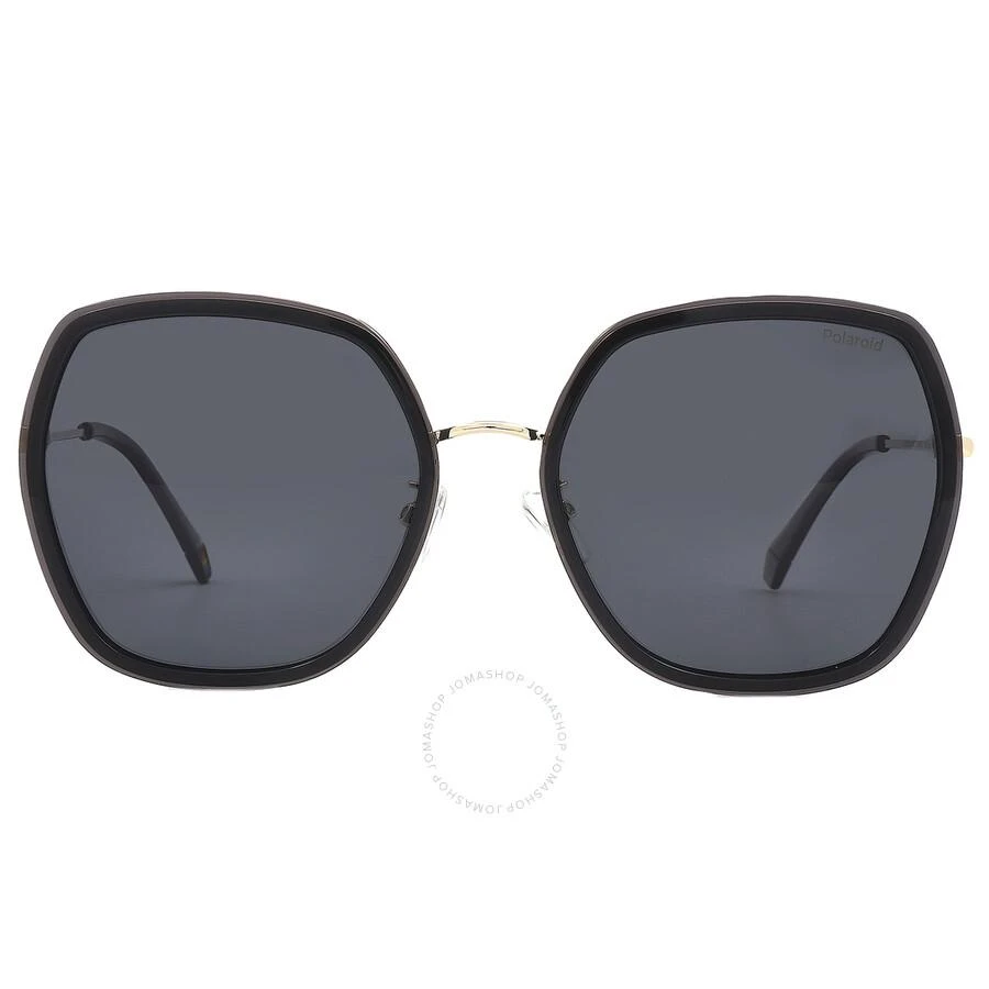 商品Polaroid|Core Polarized Grey Butterfly Ladies Sunglasses PLD 6153/G/S 0KB7/M9 58,价格¥121,第1张图片