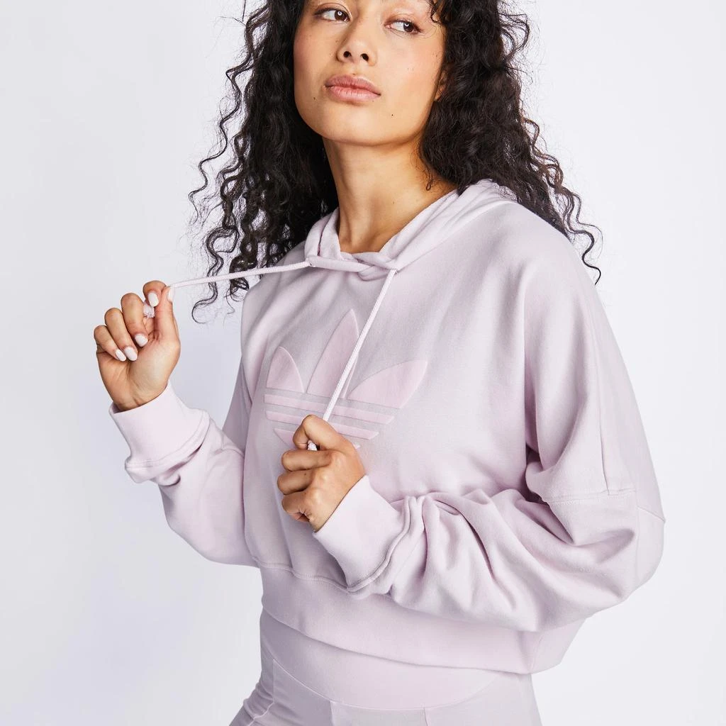 商品Adidas|adidas Originals Aerobic Over The Head Hoody - Women Hoodies,价格¥477,第4张图片详细描述