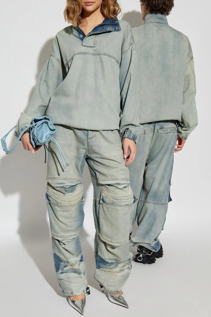 商品Diesel|Denim sweatshirt D-FLOW-S1,价格¥3280,第2张图片详细描述