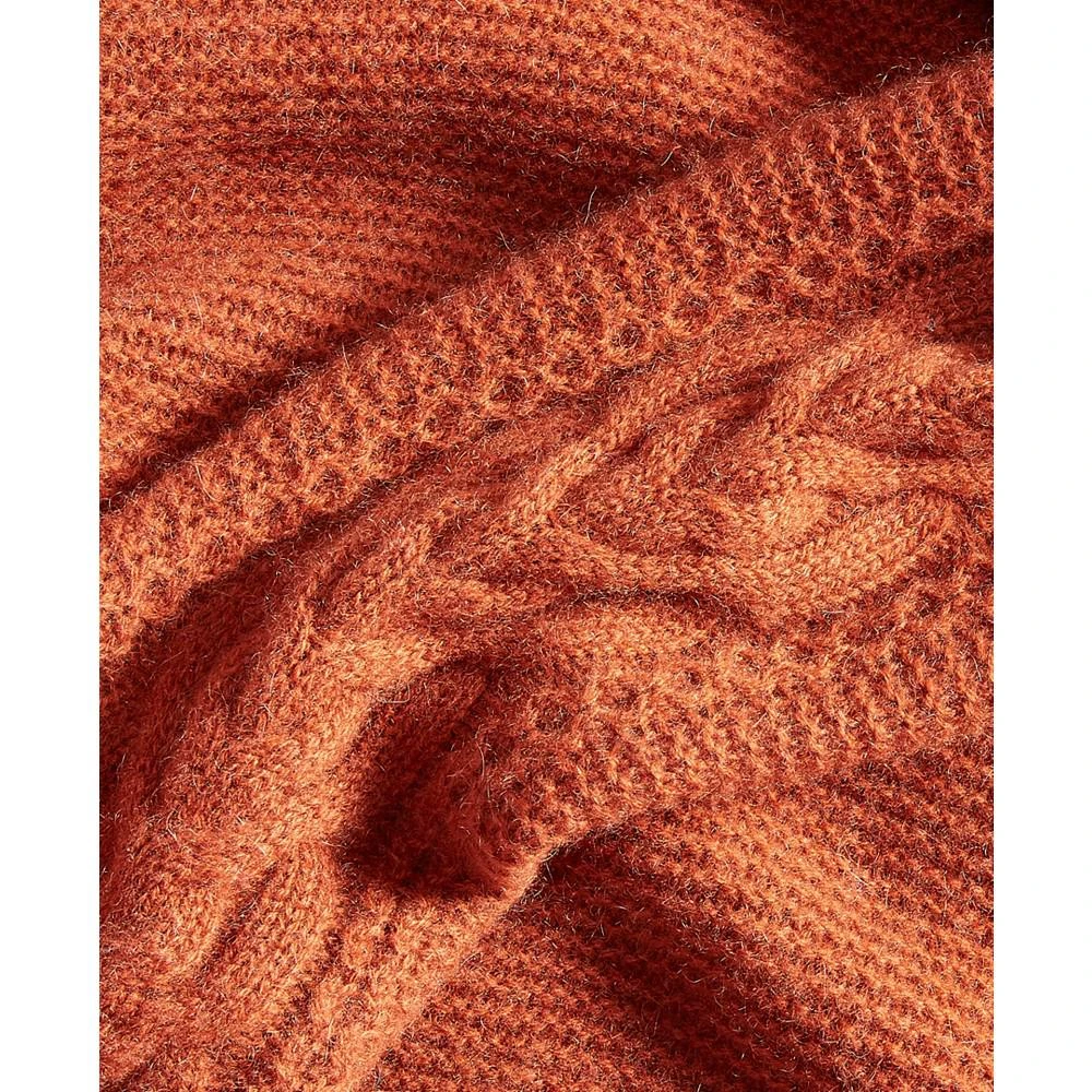 商品Charter Club|Women's 100% Cashmere Cable-Knit-Sleeve Sweater, Created for Macy's,价格¥627,第4张图片详细描述