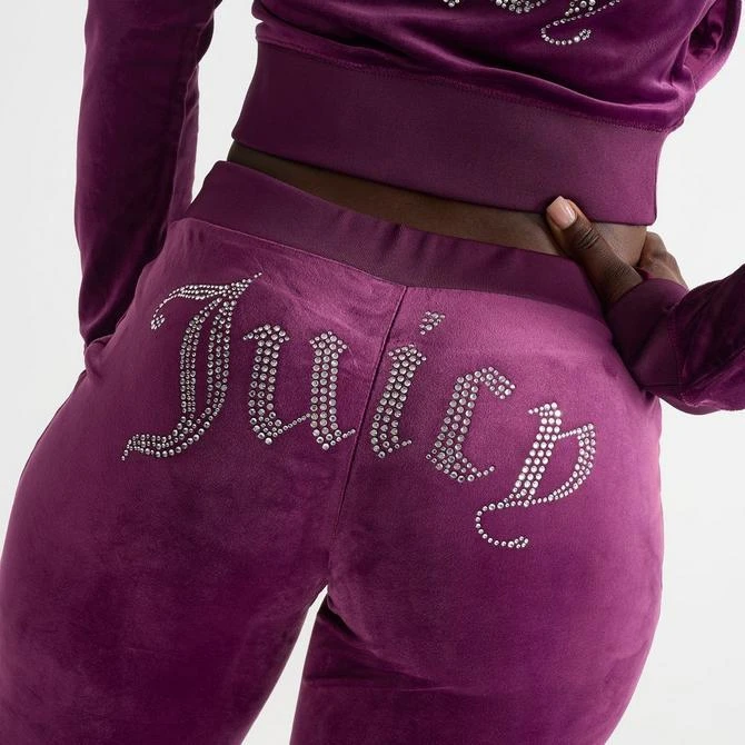 Women's Juicy Couture OG Big Bling Velour Track Pants 商品