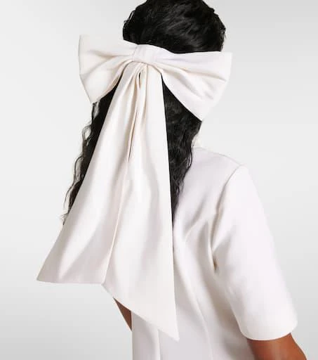 商品Jennifer Behr|Leander蝴蝶结细节罗缎发夹,价格¥1569,第2张图片详细描述