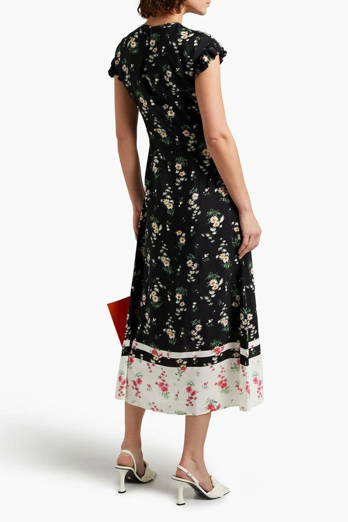 商品VIVETTA|Floral-print crepe de chine midi dress,价格¥1852,第1张图片