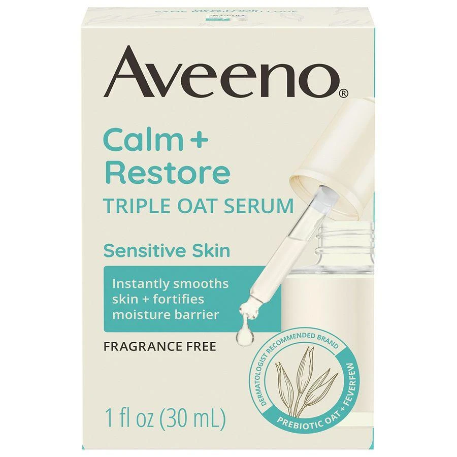 商品Aveeno|Calm + Restore Triple Oat Sensitive Skin Face Serum,价格¥209,第1张图片