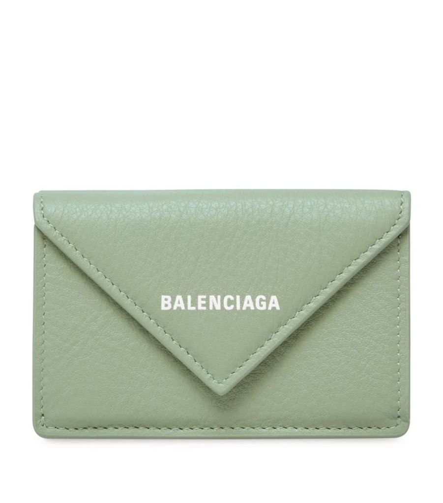 商品Balenciaga|Mini Leather Papier Wallet,价格¥2973,第1张图片
