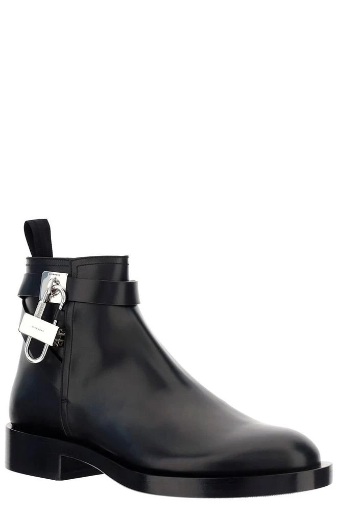 商品Givenchy|Givenchy Padlock Ankle Boots,价格¥9025,第2张图片详细描述