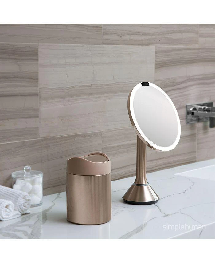 8" Sensor Makeup Mirror, 5x Magnification & Adjustable Brightness 商品