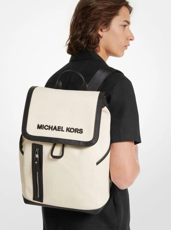 商品Michael Kors|Brooklyn Cotton Canvas Backpack,价格¥896,第4张图片详细描述