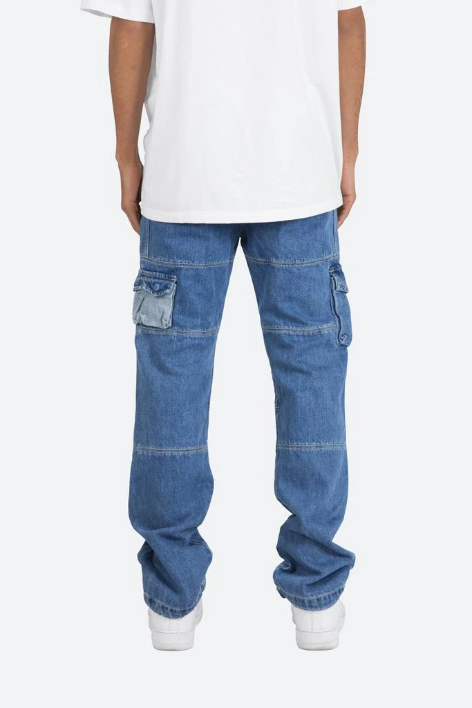 商品MNML|V244 Cargo Baggy Denim - Blue,价格¥365,第4张图片详细描述