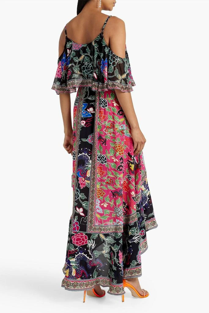 商品Camilla|Asymmetric embellished silk crepe de chine maxi wrap dress,价格¥1419,第3张图片详细描述