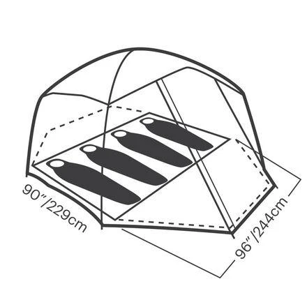 Space Camp Tent: 4-Person 3-Season 商品