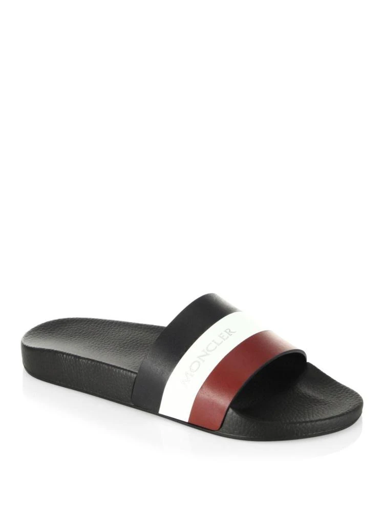 商品Moncler|Basile Pool Rubber Slide Sandals,价格¥2212,第1张图片