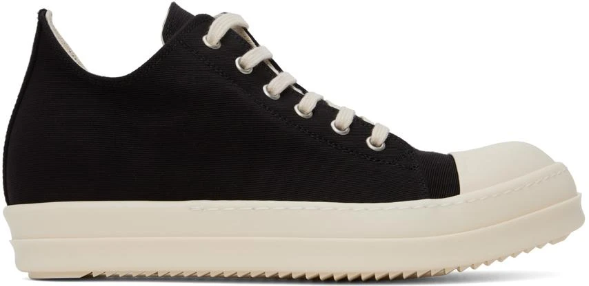 商品Rick Owens|Black Low Sneaks Sneakers,价格¥2939,第1张图片