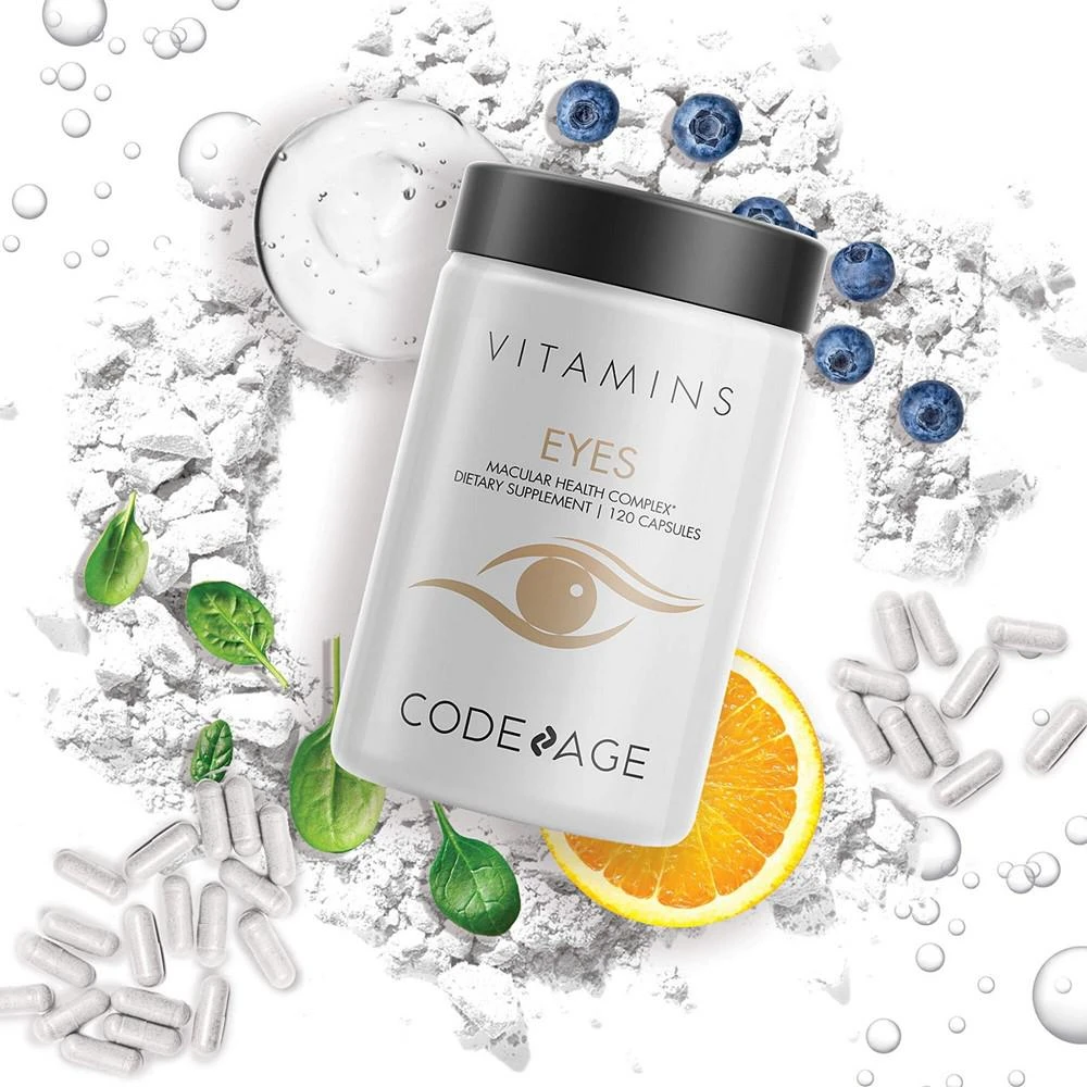 商品Codeage|Eyes Vitamins , AREDS 2 Inspired, Astaxanthin, Lutein, Meso Zeaxanthin Supplement - 120ct,价格¥285,第3张图片详细描述