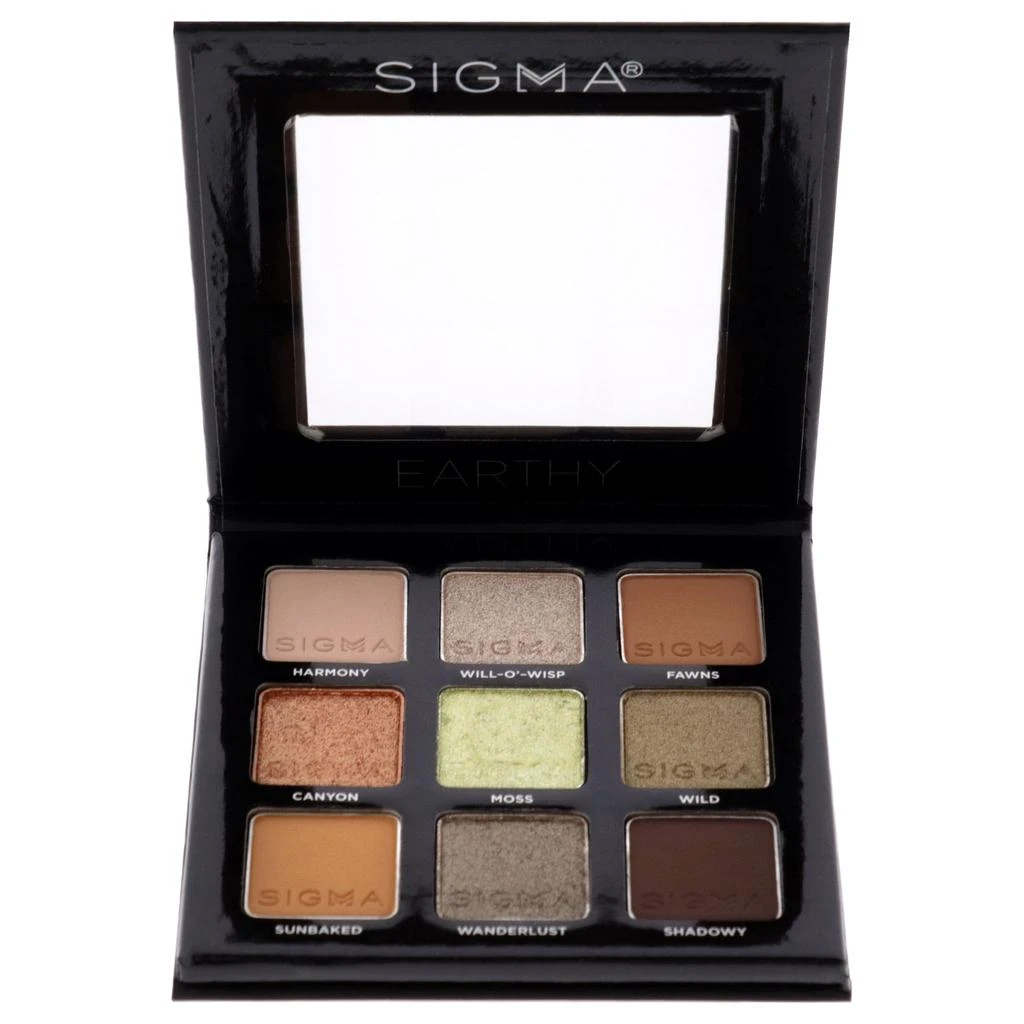 商品Sigma Beauty|Eyeshadow Palette - Earthy by Sigma Beauty for Women - 0.032 oz Eye Shadow,价格¥176,第2张图片详细描述