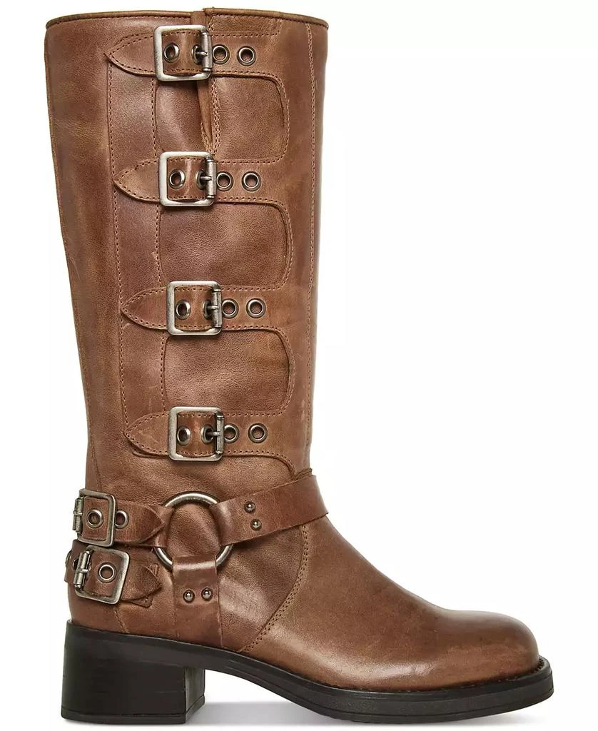 商品Steve Madden|Women's Brocks Buckled Mid-Calf Moto Boots,价格¥1197,第2张图片详细描述