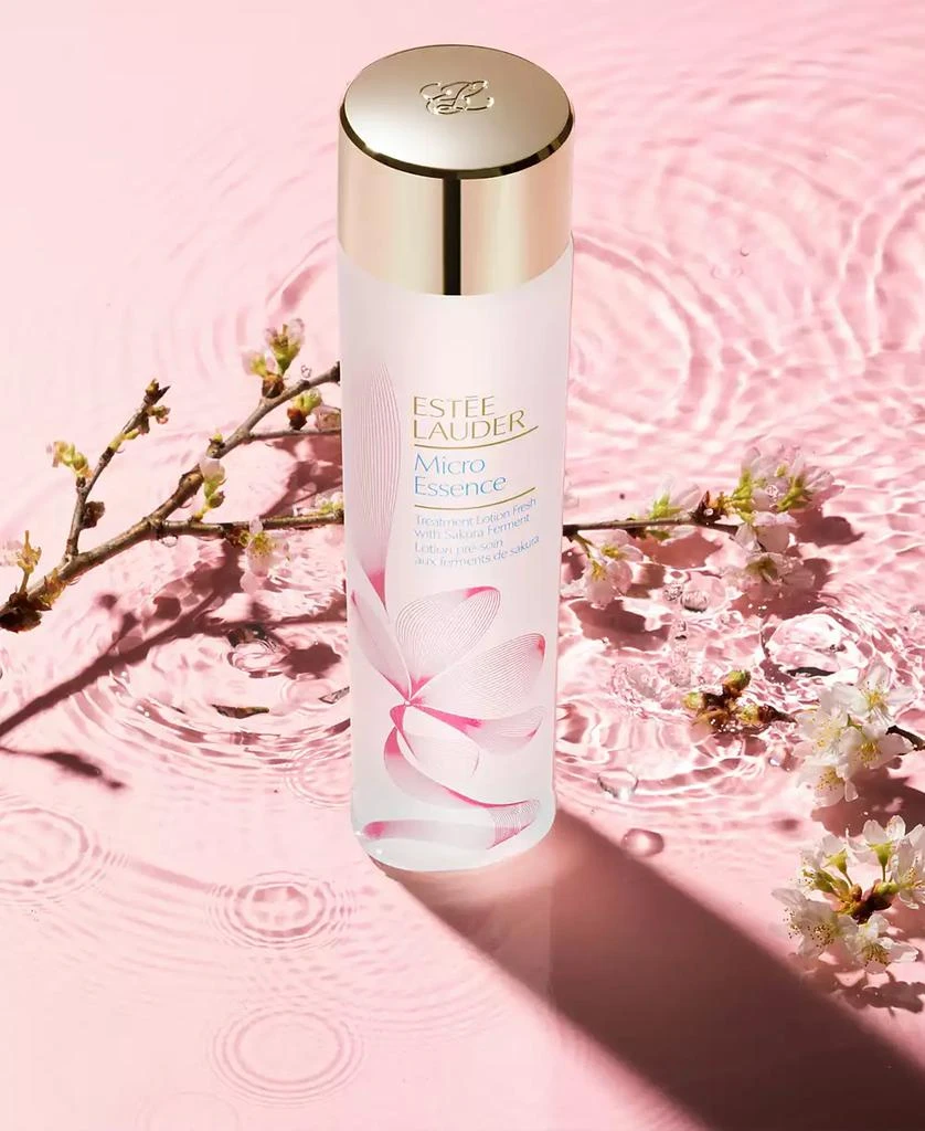 商品Estée Lauder|Micro Essence Treatment Lotion Fresh With Sakura Ferment, 14 oz.,价格¥577,第2张图片详细描述