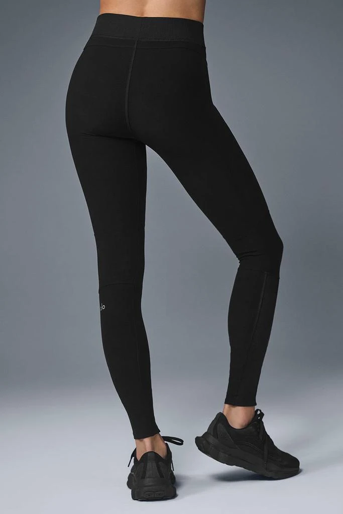 商品Alo|Alosoft High-Waist Head Start Legging - Black,价格¥631,第5张图片详细描述
