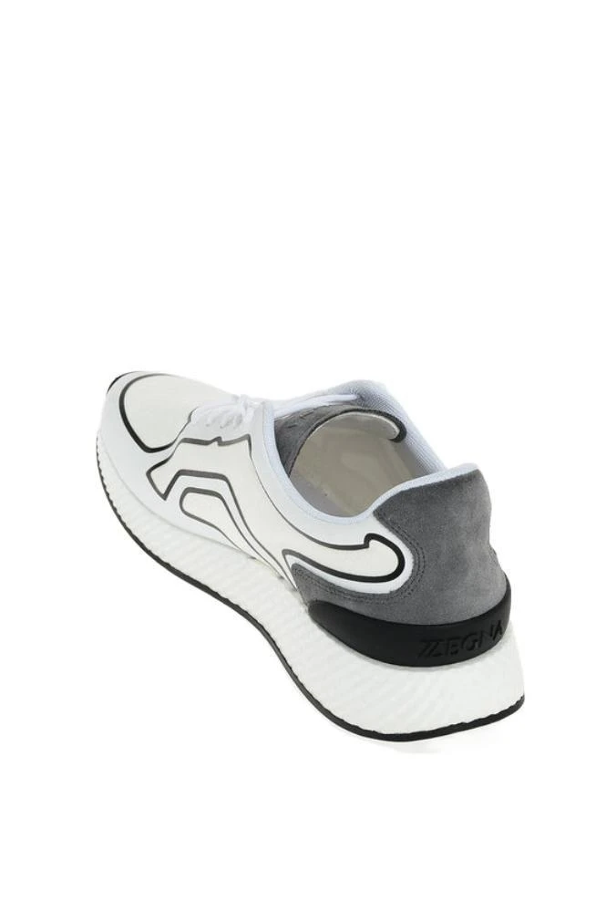 商品Zegna|Ermenegildo zegna men's white other materials sneakers,价格¥3974,第3张图片详细描述