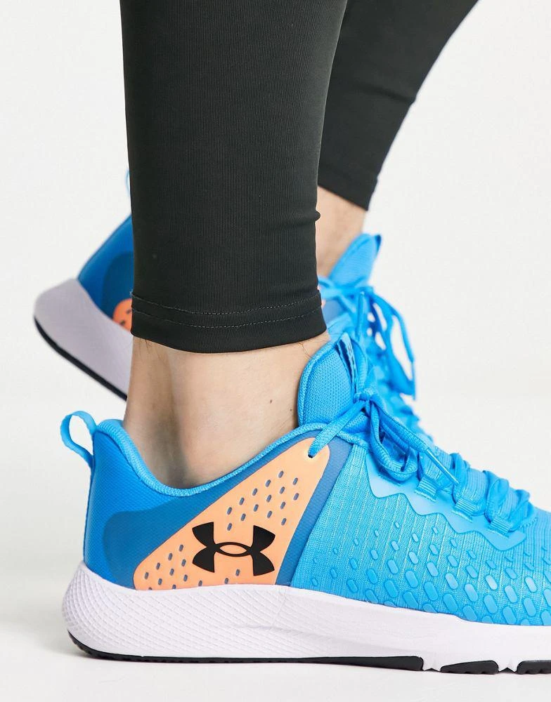 商品Under Armour|Under Armour Training Charged Engage 2 trainers in light blue,价格¥579,第3张图片详细描述