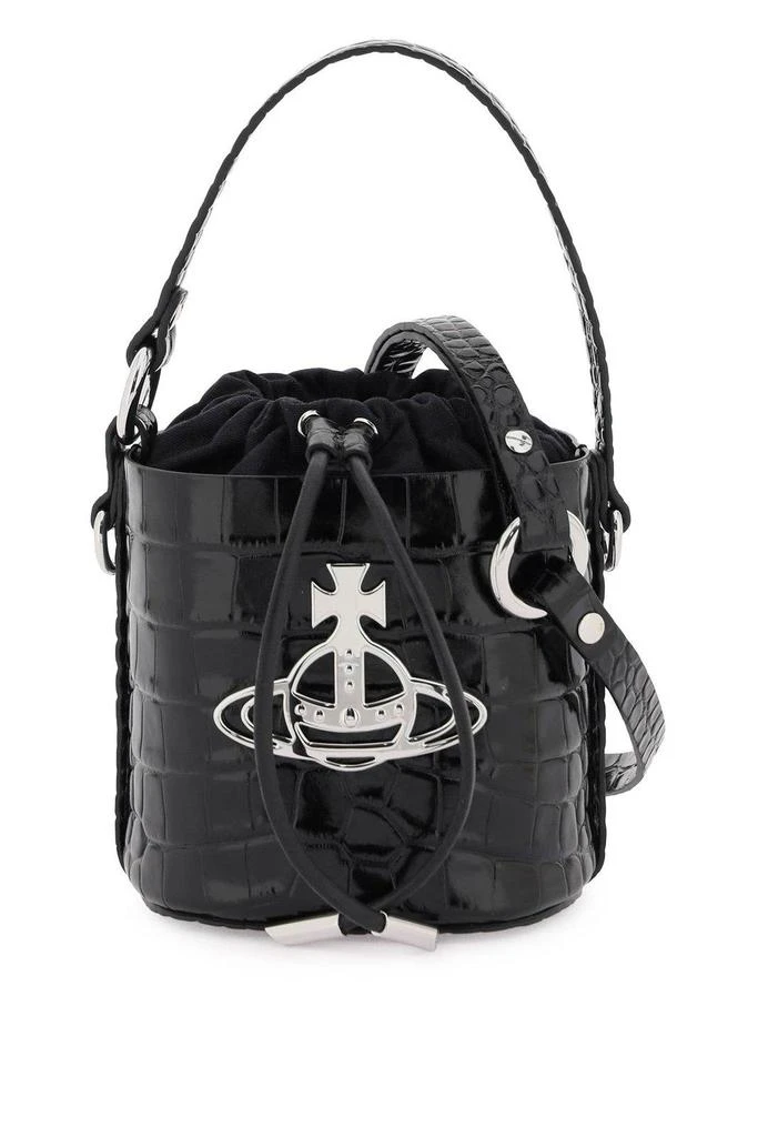 商品Vivienne Westwood|Daisy Embossed Bucket Bag,价格¥3546,第1张图片