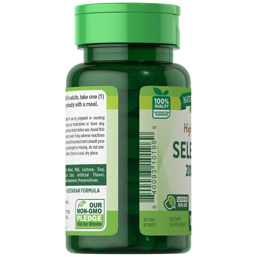 商品Nature's Truth|High Potency Selenium 200 mcg,价格¥17,第4张图片详细描述