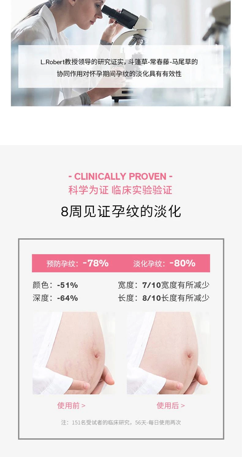 商品Lierac|欧洲直邮LIERAC丽蕾克「身体抚纹烫斗」妊娠纹精华75mlx2产后修护,价格¥375,第5张图片详细描述