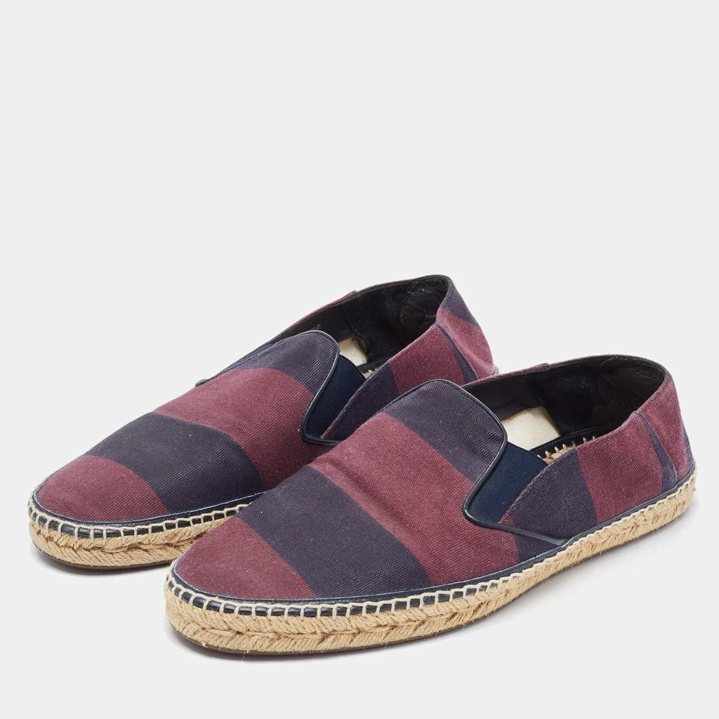 商品[二手商品] Burberry|Burberry Two Tone Canvas Hodgeson Slip On Espadrilles Size 44,价格¥1187,第2张图片详细描述