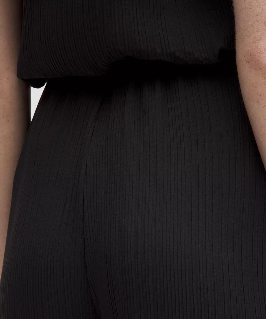 商品Lululemon|Pleated Stretch High-Rise Wide-Leg Cropped Pant,价格¥975,第5张图片详细描述