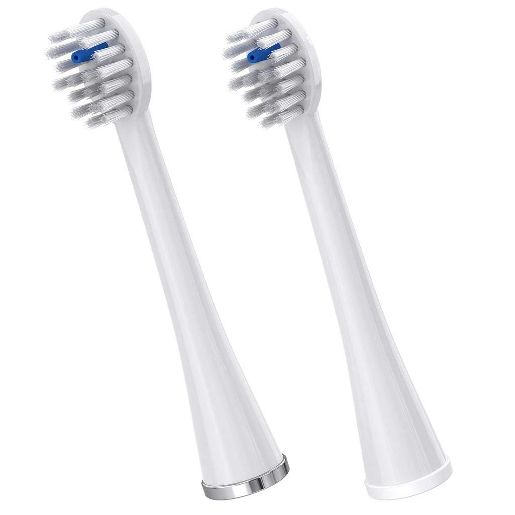 商品Waterpik|Waterpik Compact Replacement Brush Heads for Sonic-Fusion Flossing Toothbrush SFRB-2EW, 2 Count White,价格¥235,第3张图片详细描述