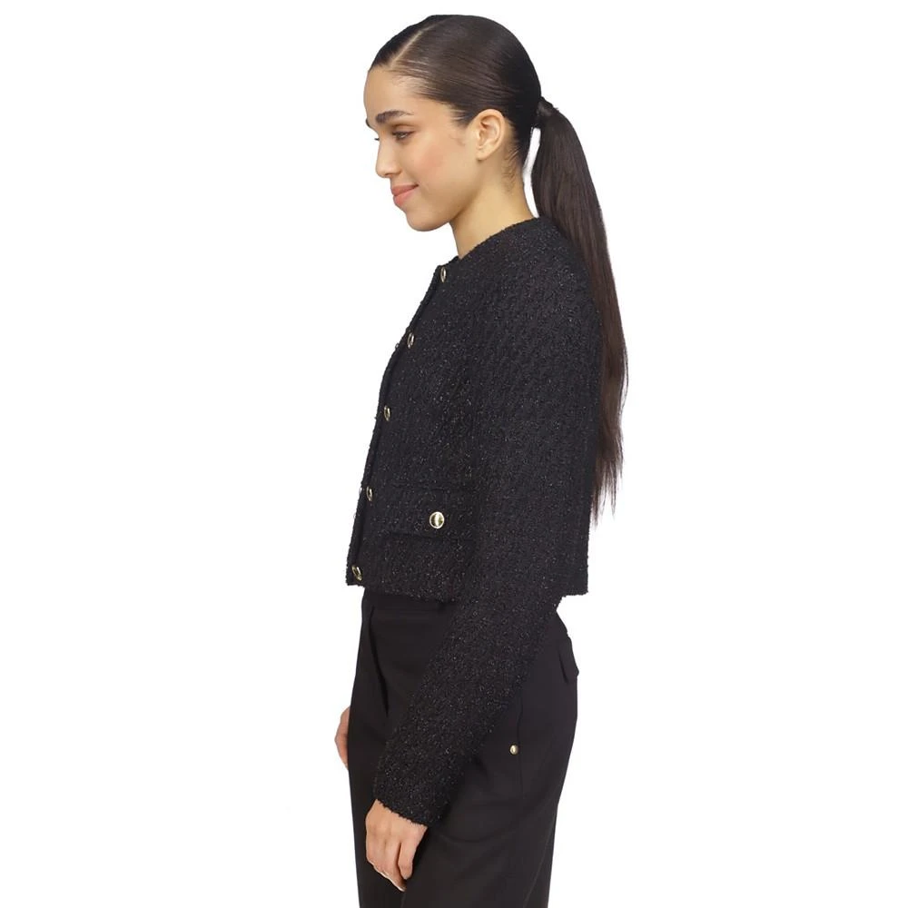 商品Michael Kors|Women's Metallic Tweed Jacket,价格¥521,第5张图片详细描述