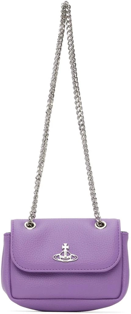 商品Vivienne Westwood|Purple Small Chain Bag,价格¥1940,第1张图片