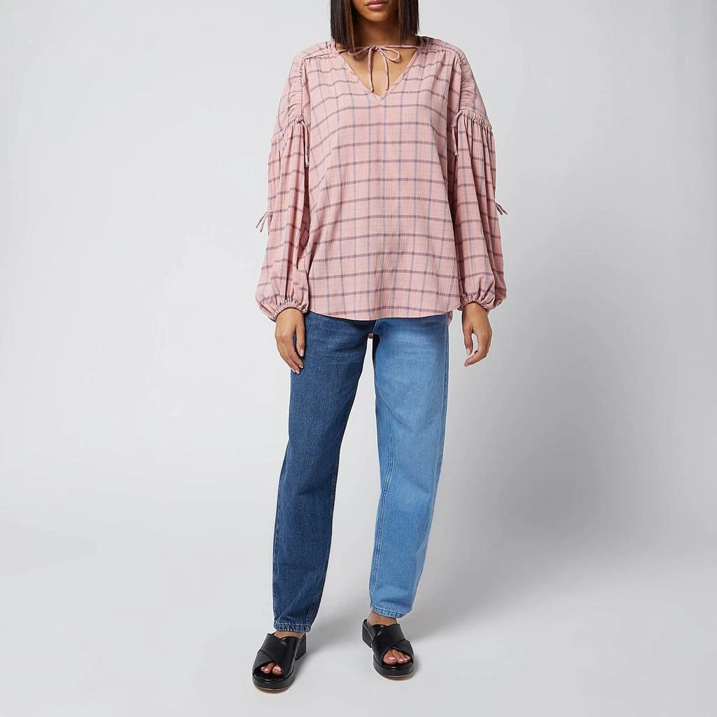 商品MUNTHE|Munthe Women's Chip Blouse - Rose,价格¥179,第3张图片详细描述