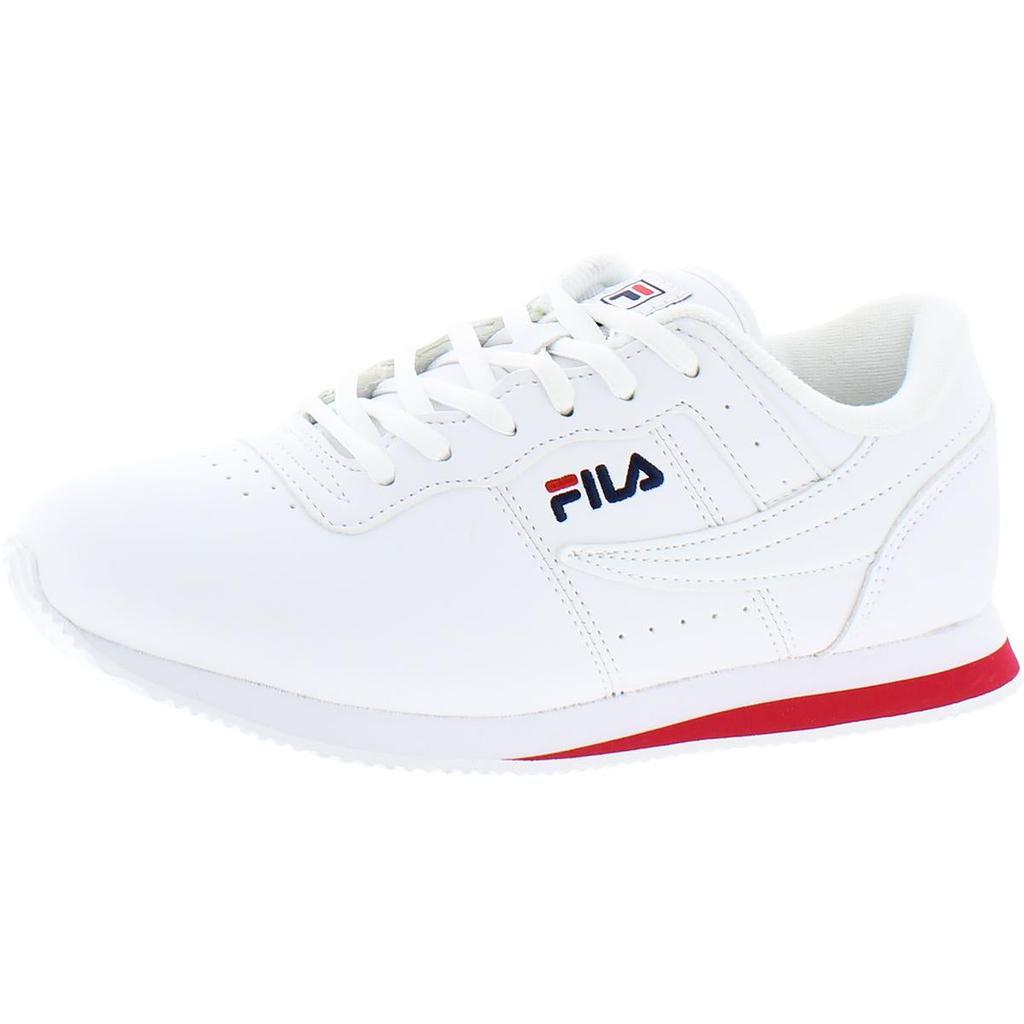 商品Fila|Fila Womens Machu Faux Leather Fitness Casual Sneakers,价格¥299,第1张图片