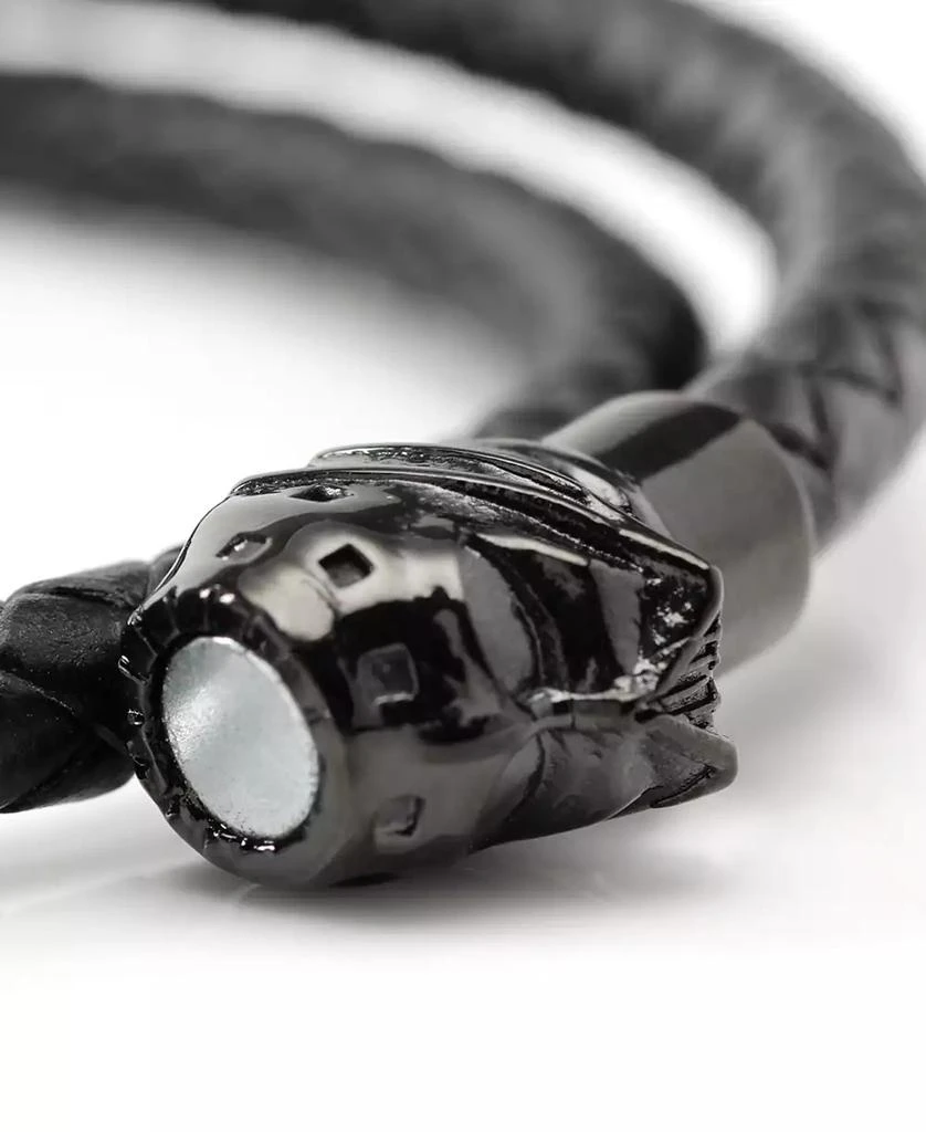 商品Star Wars|Men's Darth Vader Helmet Double-Wrap Stainless Steel Bracelet,价格¥532,第4张图片详细描述