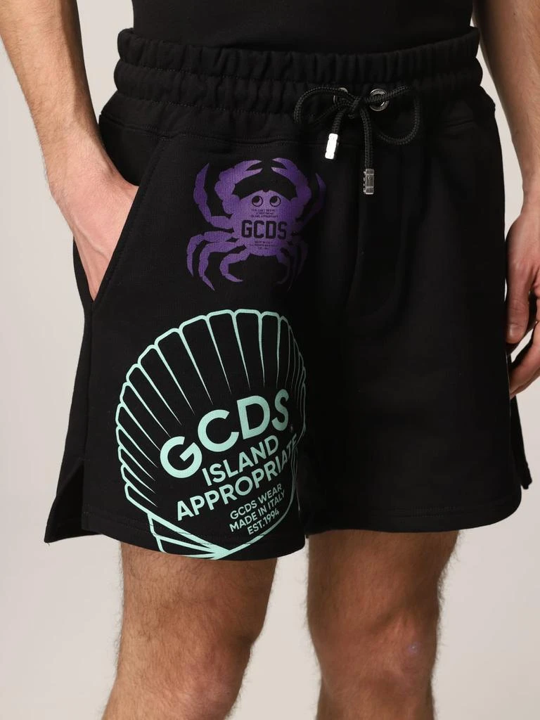 商品GCDS|GCDS cotton jogging shorts with prints,价格¥1045,第5张图片详细描述
