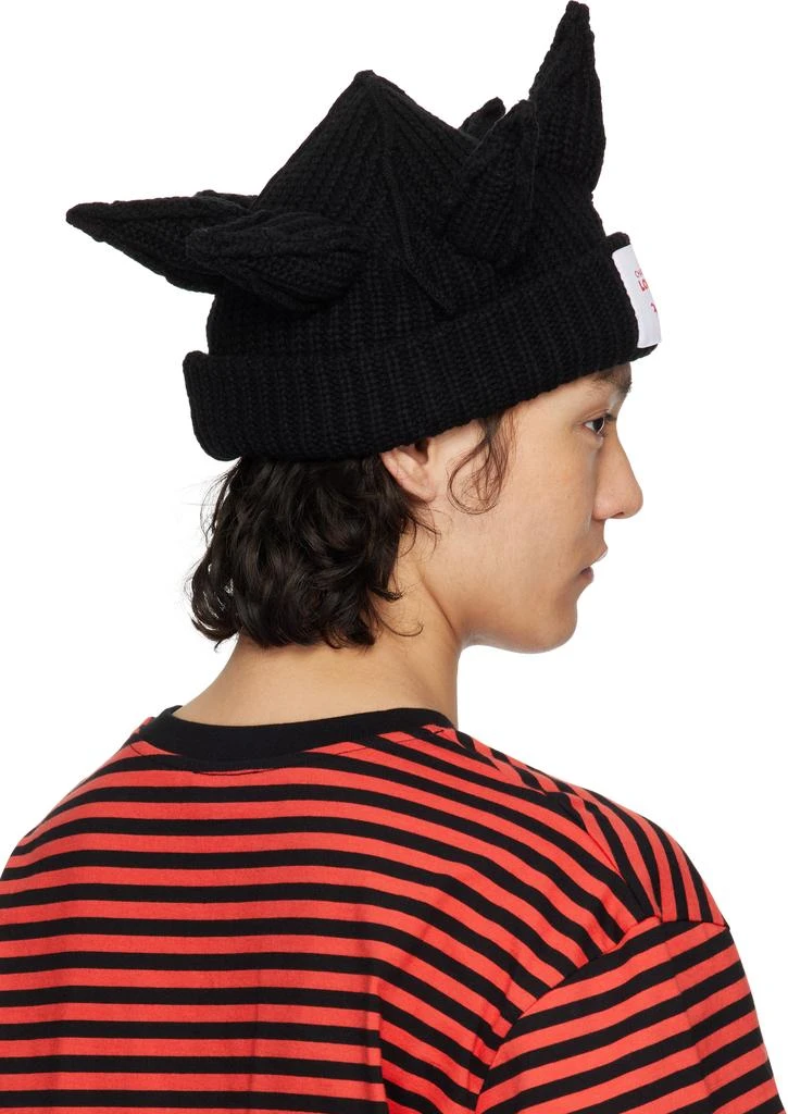 商品Charles Jeffrey Loverboy|Black Berserker Beanie,价格¥465,第3张图片详细描述